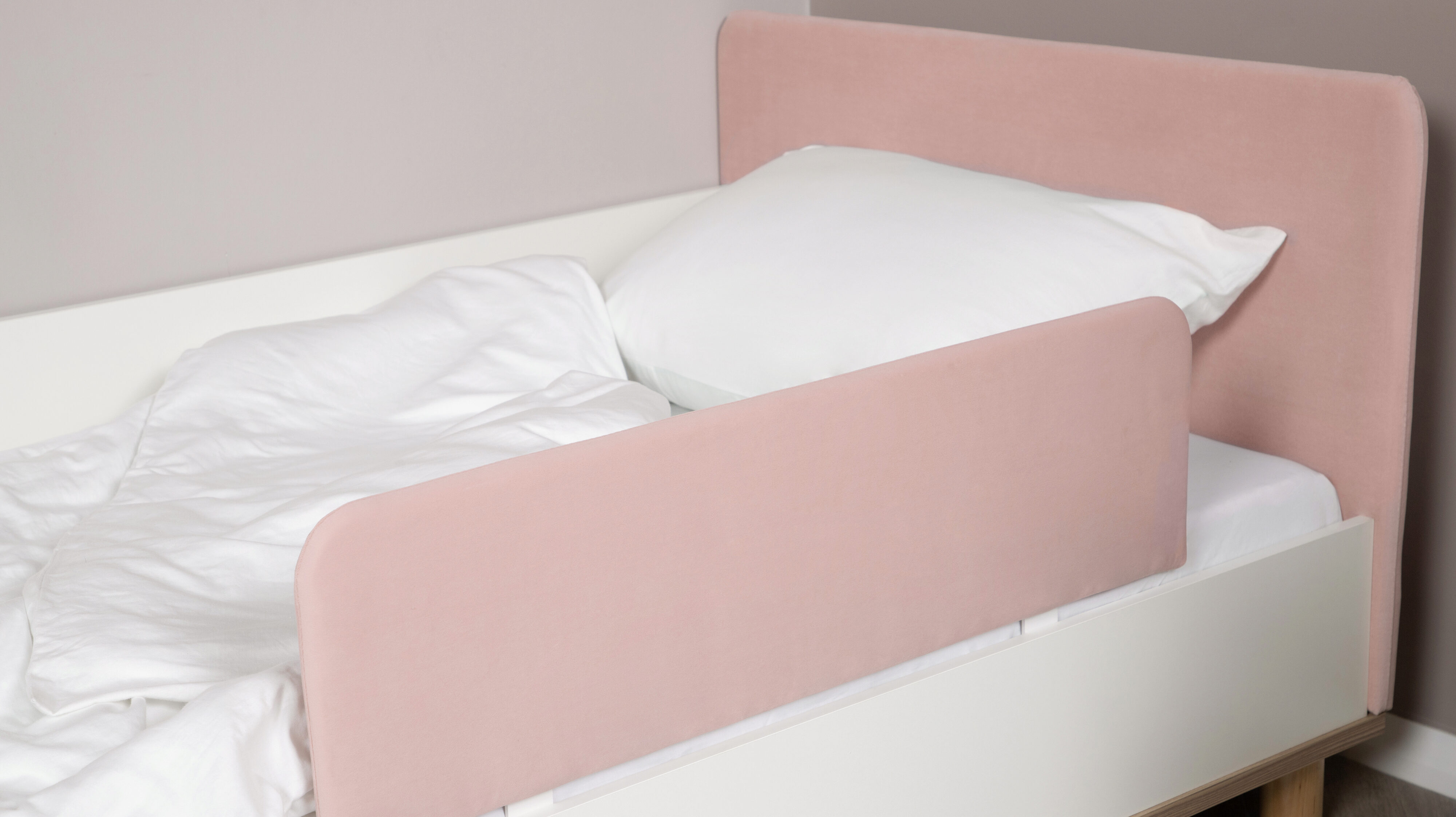 фото Бортик для кровати burry, розовая askona
