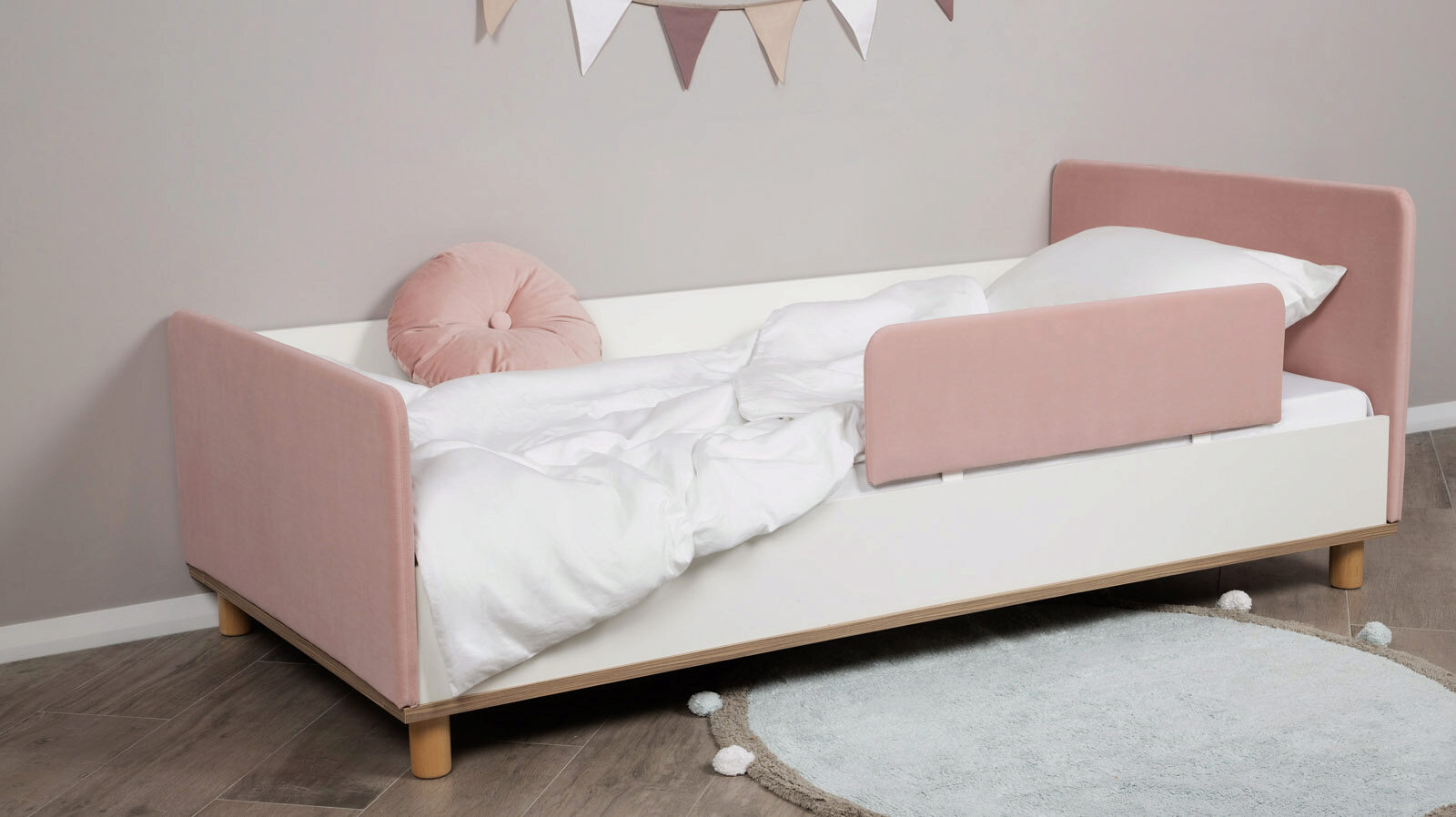 фото Кровать детская burry, розовая askona