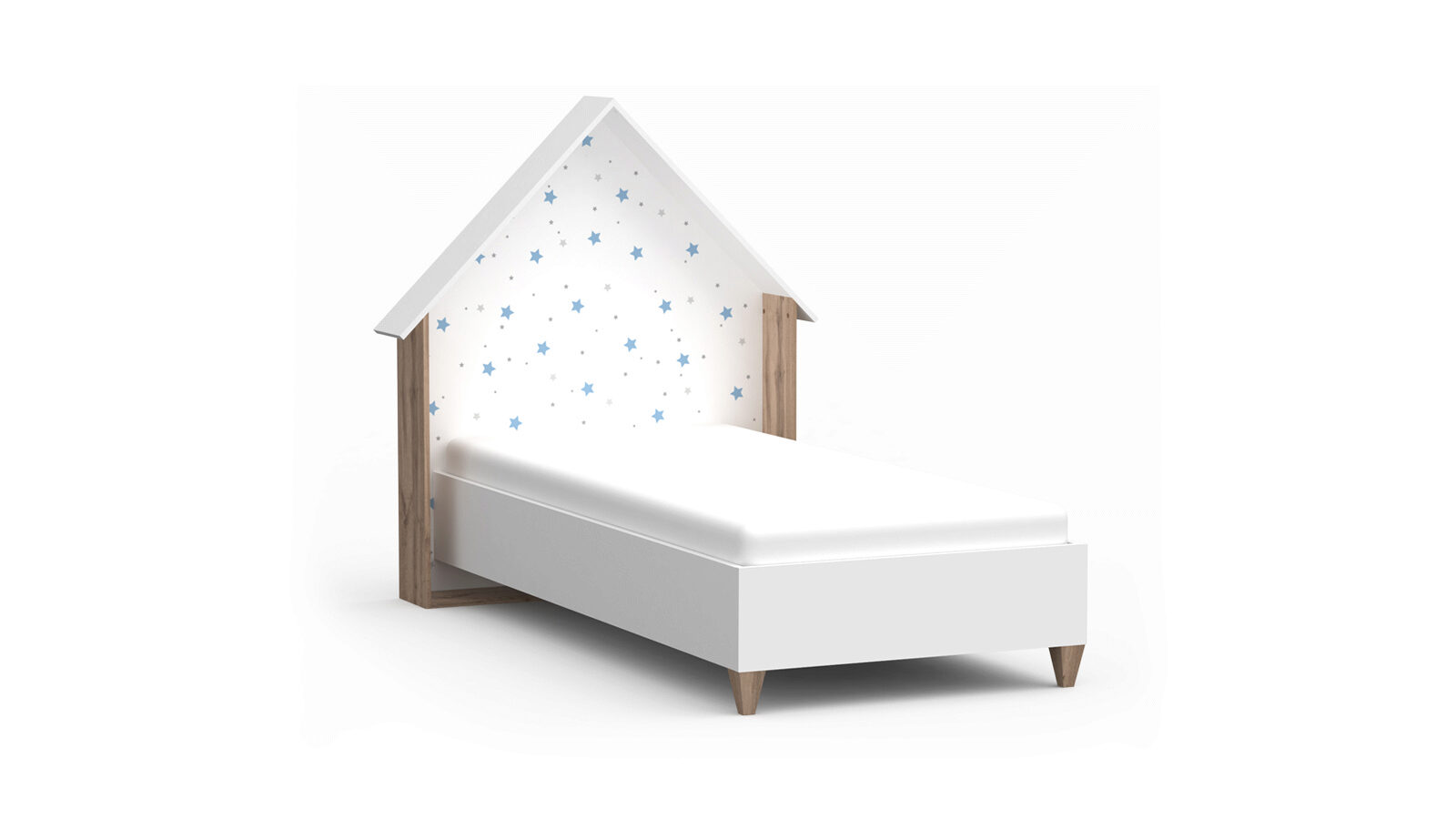 Детская кровать Nicky, цвет голубой палатка детская игровая радужный домик 80 × 55 × 40 см принт пуговицы на розовом