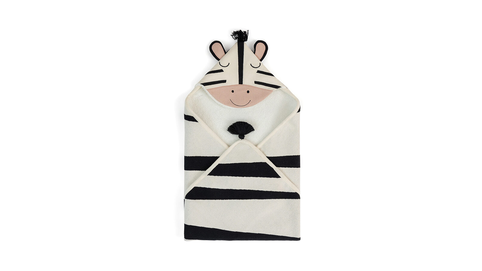 Одеяло с капюшоном Zebra Askona KIDS, размер 80x80