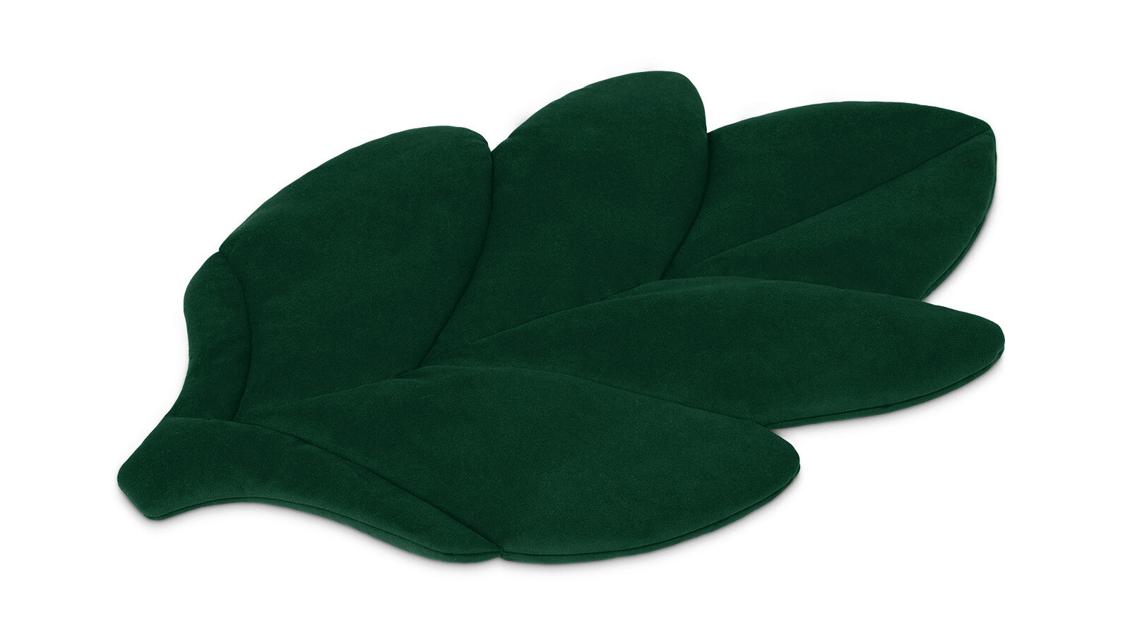 Декоративная подушка Лист малый паспарту размер рамки 24 × 24 см прозрачный лист клейкая лента зелёный