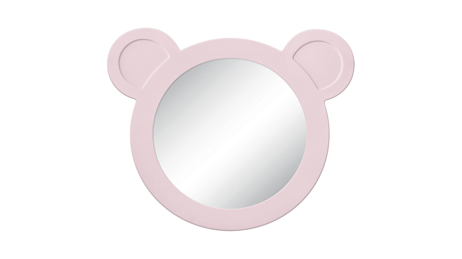 Зеркало навесное Мишка, цвет Розовый зеркало навесное мишка голубой