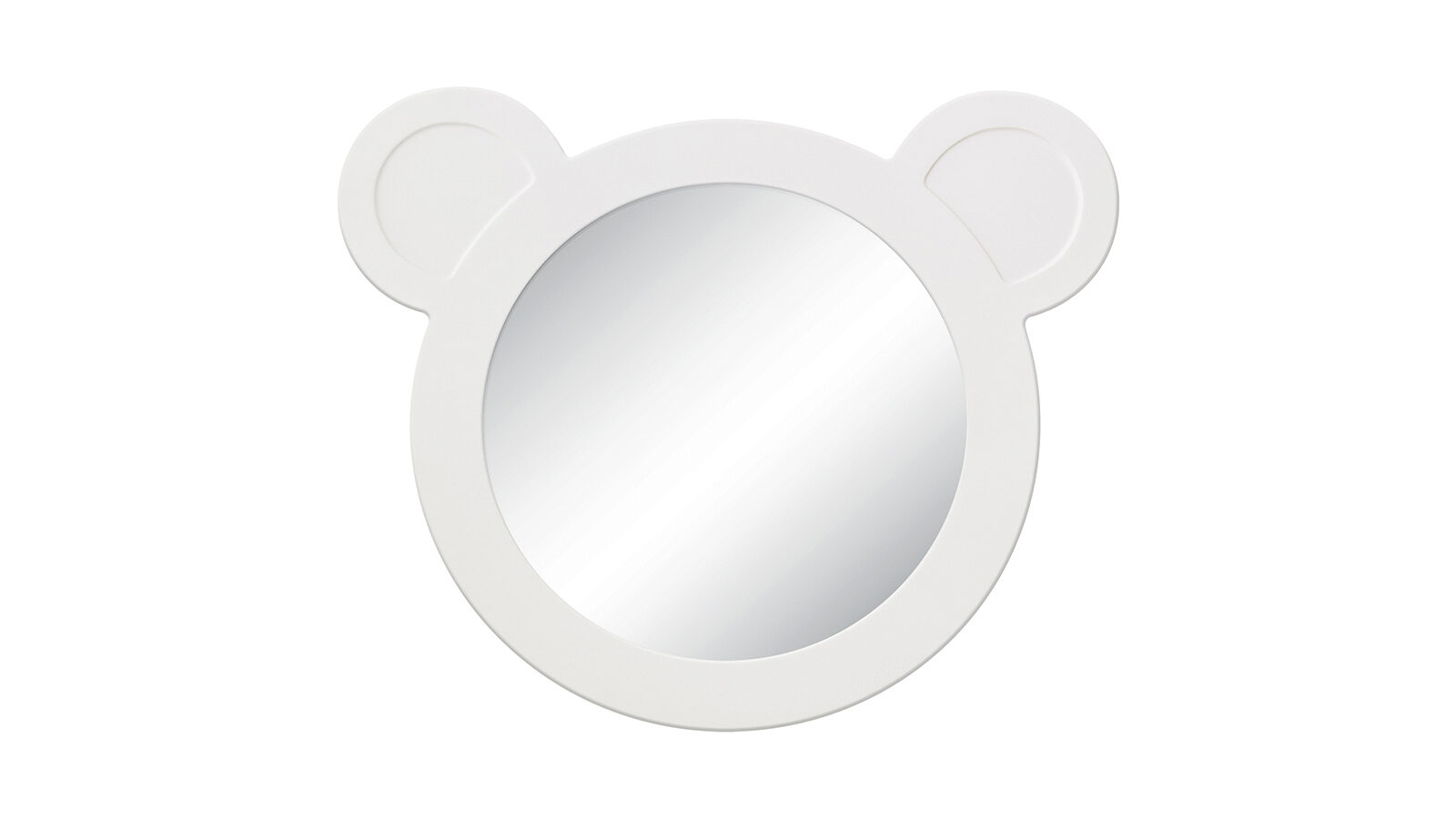 Зеркало навесное Мишка, цвет Белый зеркало навесное зайчик серый