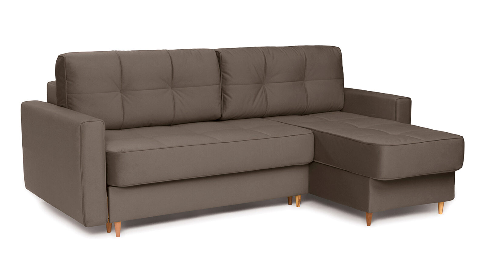 Угловой диван Amani-B с широкими подлокотниками