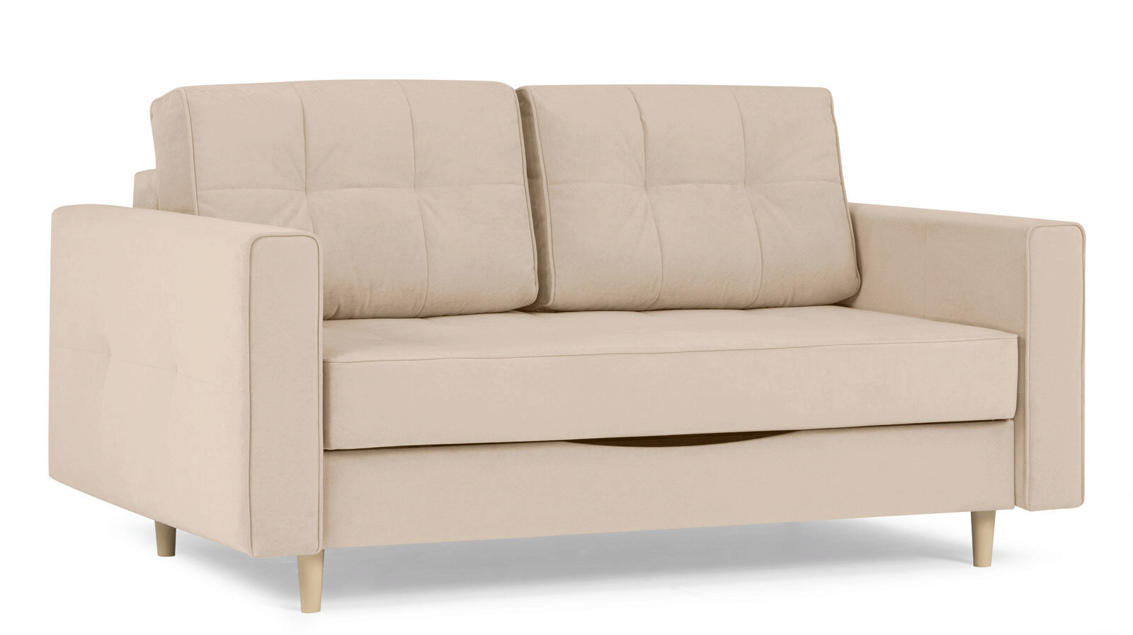 Прямой диван Amani Mini с широкими подлокотниками