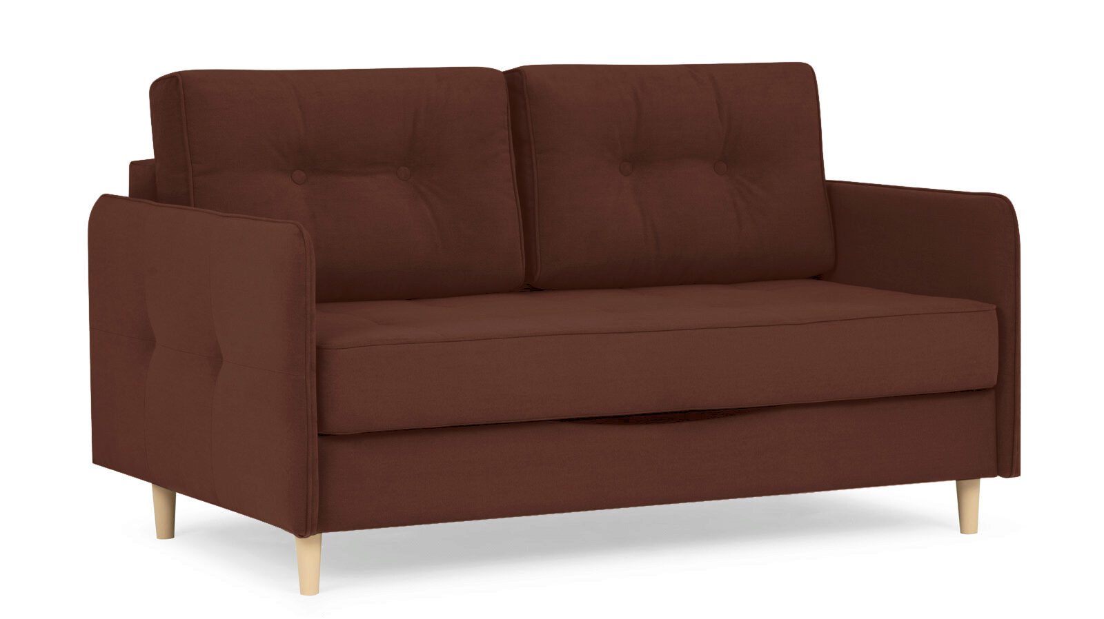 Прямой диван Amani Mini с узкими подлокотниками
