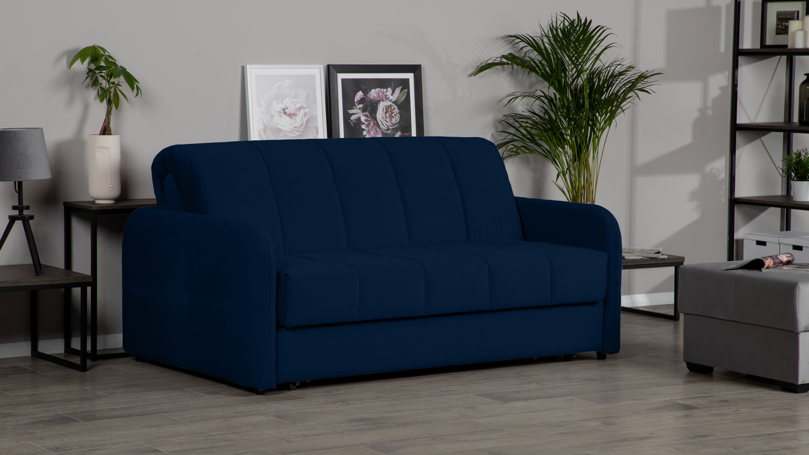 фото Прямой диван domo pro sky velvet 41 с мягкими подлокотниками askona
