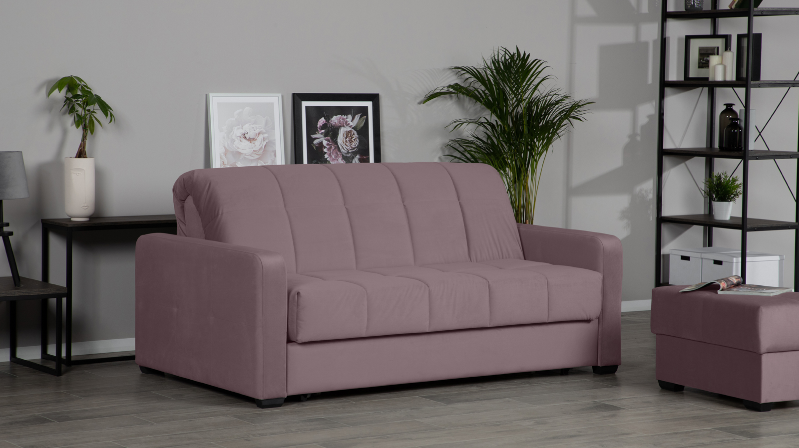 фото Прямой диван domo pro casanova lilac askona