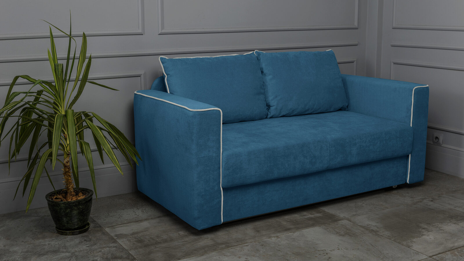Прямой диван Jordan mini R прищепки декоративные яркий градиент