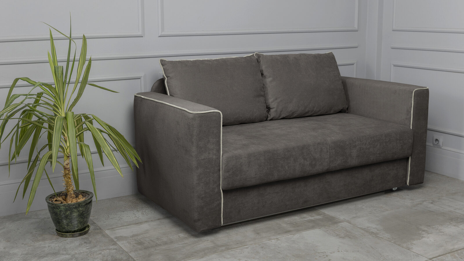 Прямой диван Jordan mini R прямой диван прайм 4 книжка независимый пружинный блок велюр ultra grey
