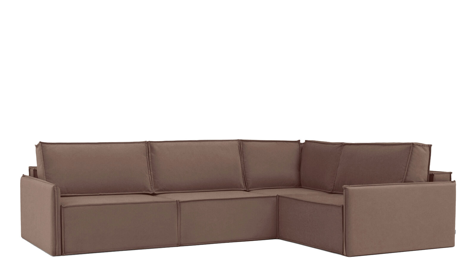 фото Угловой диван klark 4 секционный с узкими подлокотниками askona