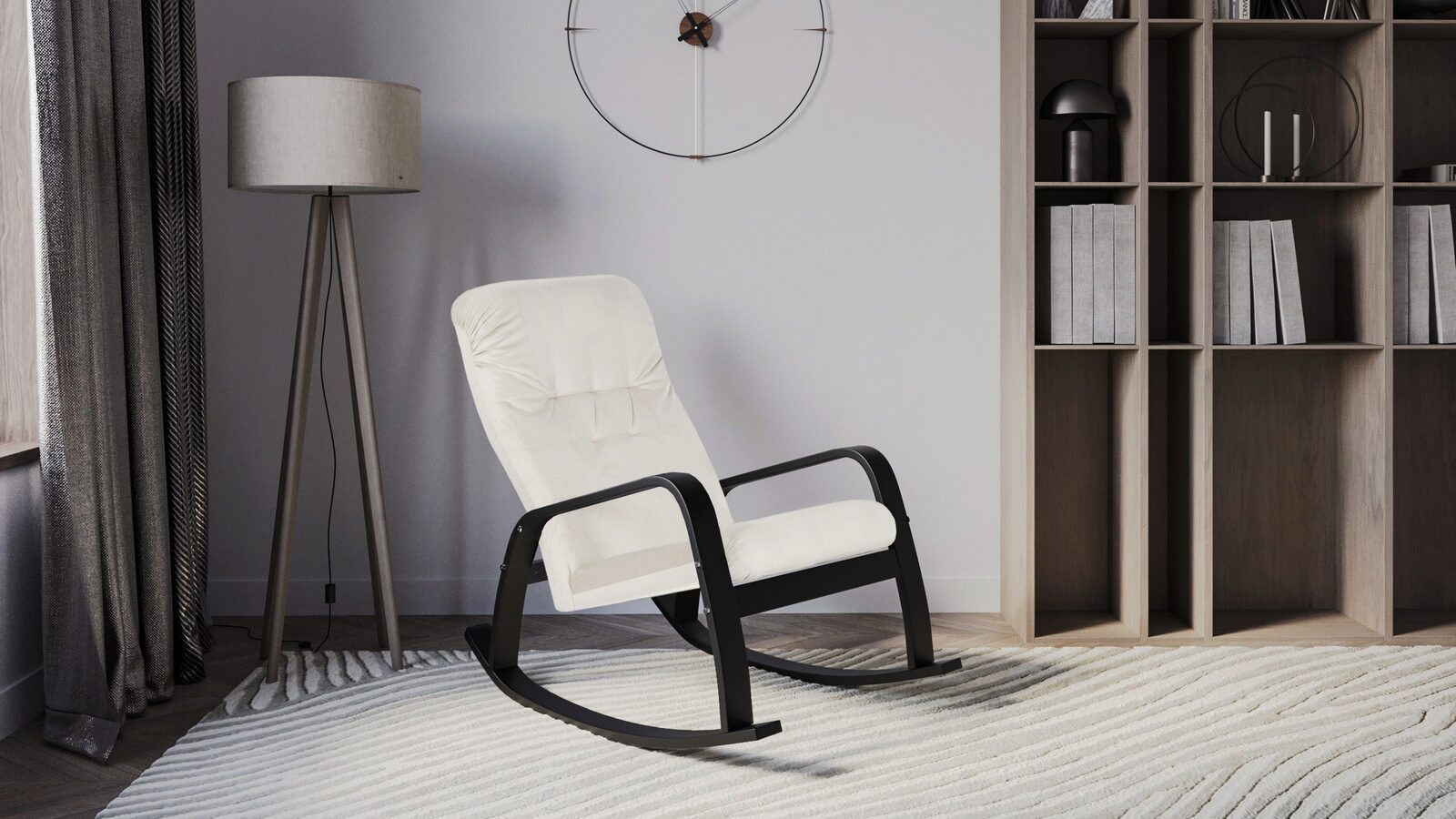 Кресло-качалка Afina кресло качалка тироль 1320 × 640 × 900 мм ткань шоколад
