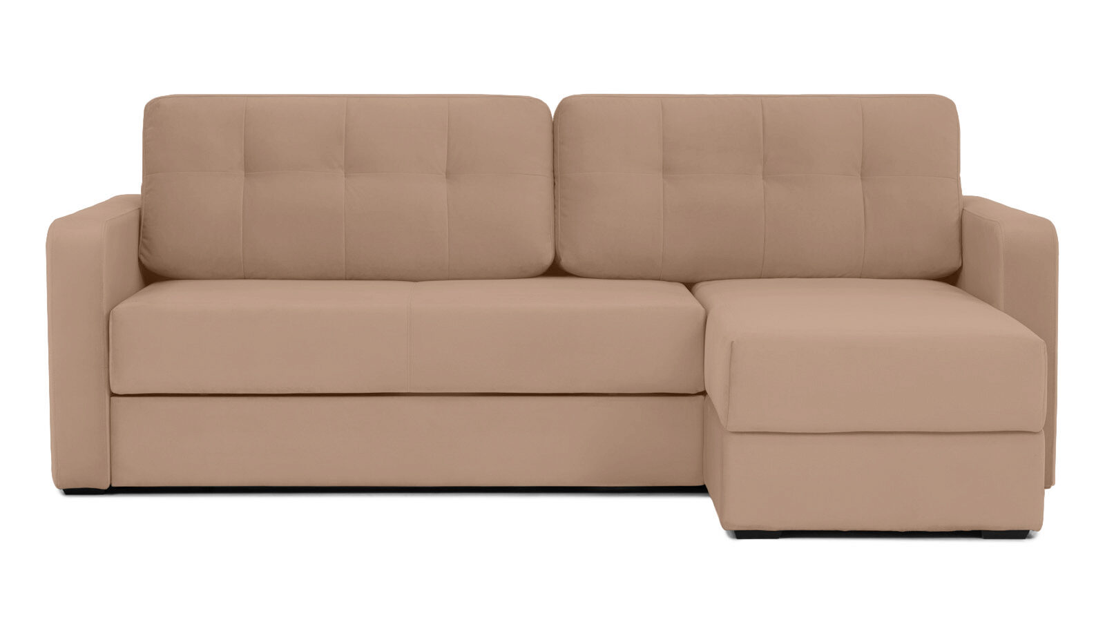 фото Угловой диван loko pro с широкими подлокотниками, с матрасом комбинированной жесткости askona