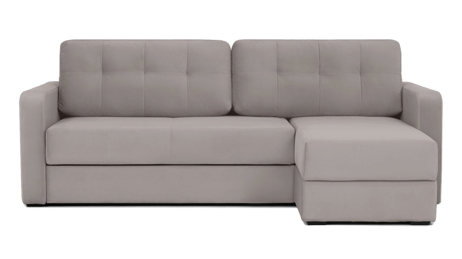 Угловой диван Loko Pro с широкими подлокотниками, с мягким матрасом