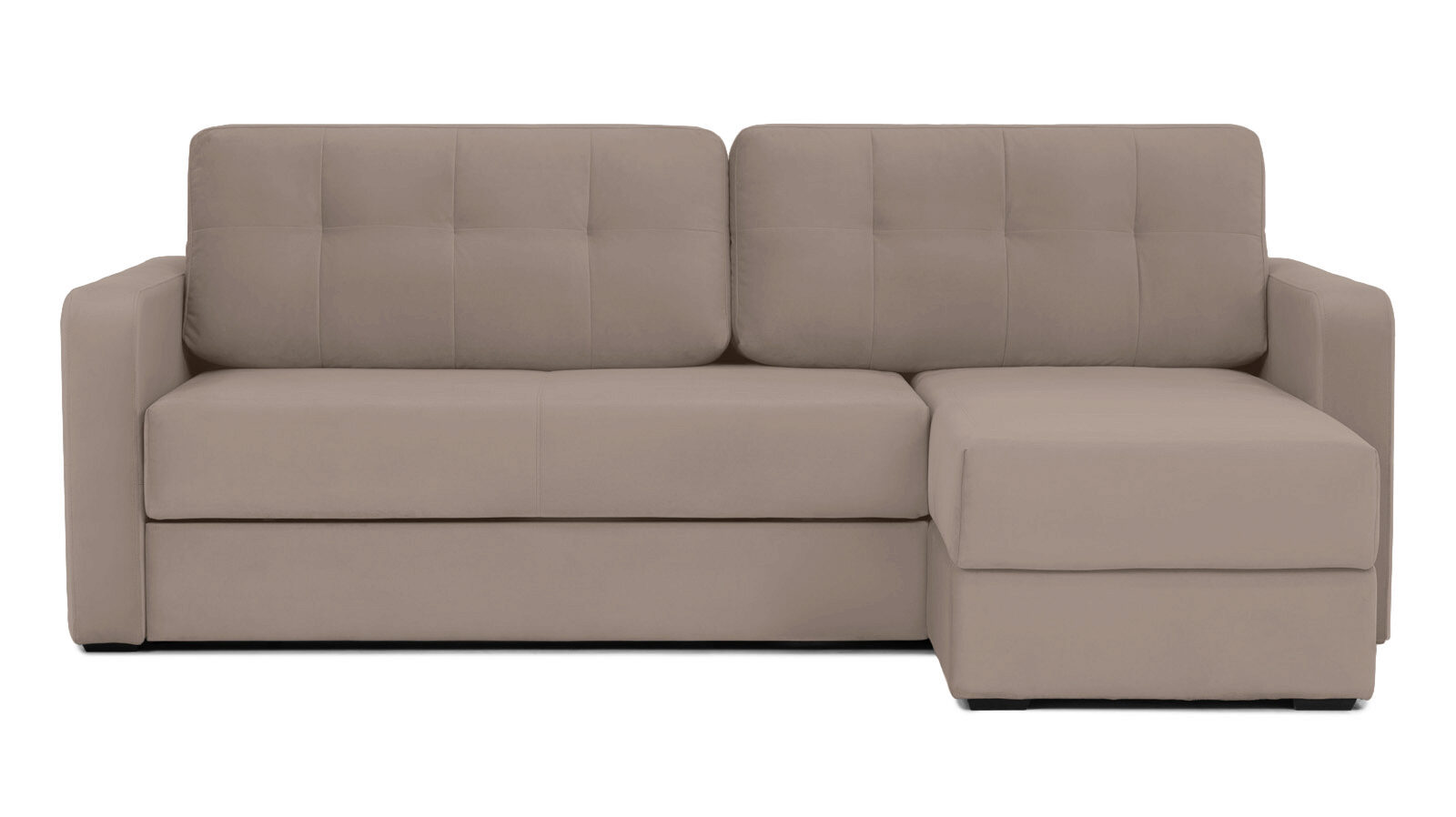 фото Угловой диван loko pro с широкими подлокотниками, с мягким матрасом askona