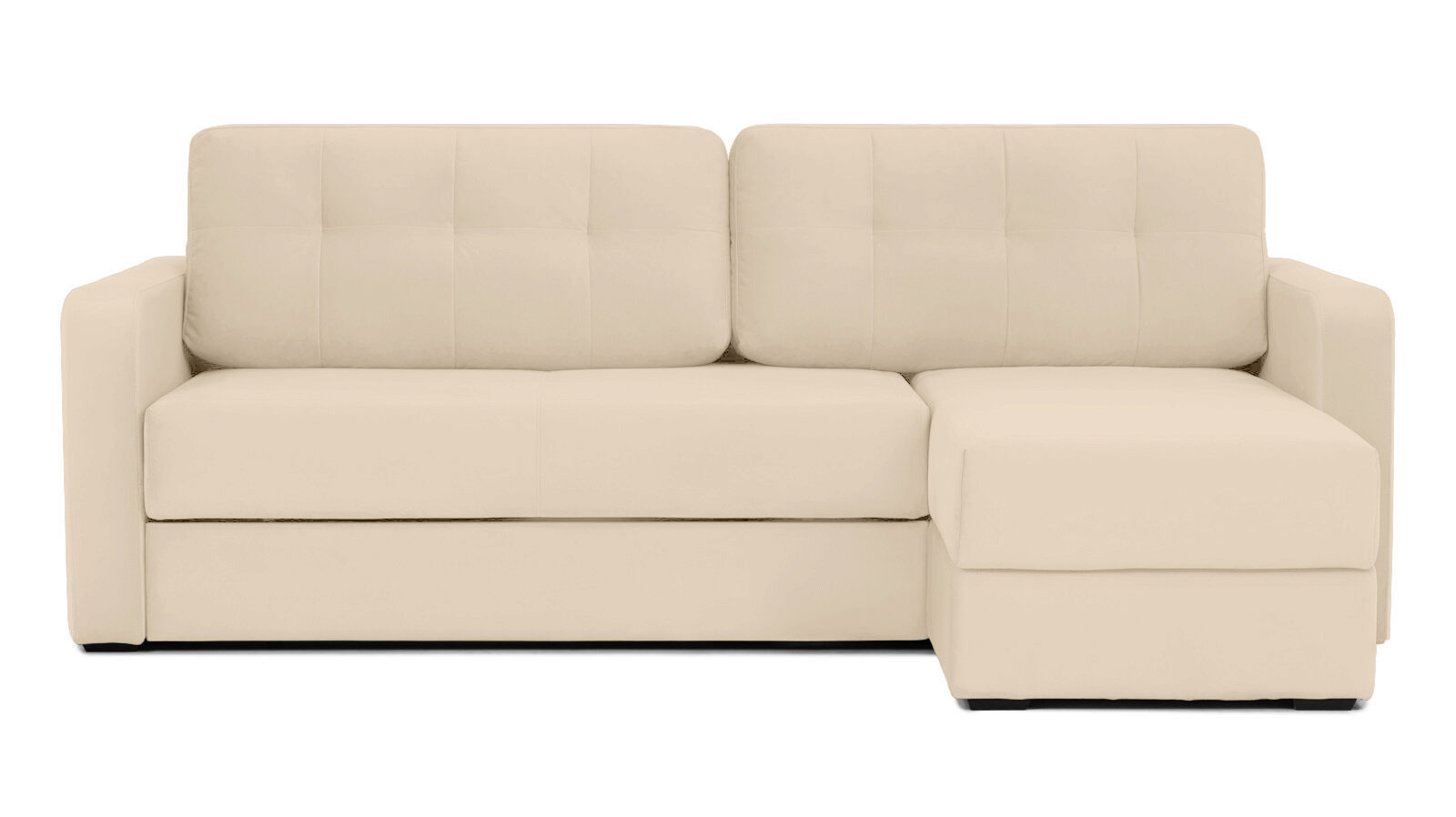 Угловой диван Loko Pro с широкими подлокотниками, с мягким матрасом Askona - фото 1