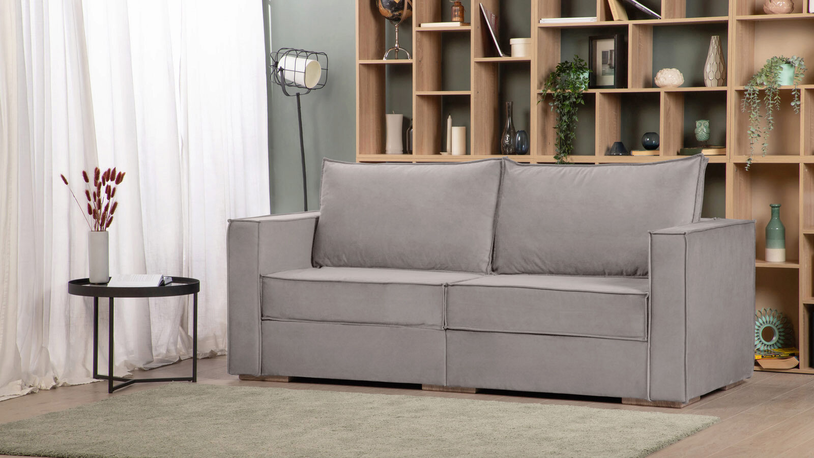 Модульный диван Hero 2-секционный с подлокотниками толстая бархатная ткань диван чехлы для сидений плюшевые диванные подушки крышки эластичный чехол все включено диван чехол столовая
