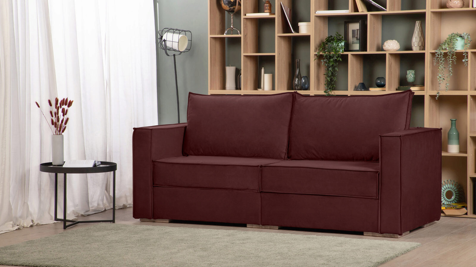 Модульный диван Hero 2-секционный с подлокотниками модульный диван hero 2 секционный без подлокотников