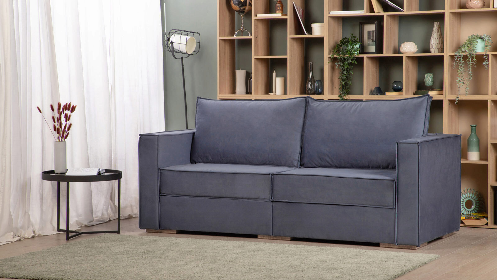 Модульный диван Hero 2-секционный с подлокотниками толстая бархатная ткань диван чехлы для сидений плюшевые диванные подушки крышки эластичный чехол все включено диван чехол столовая