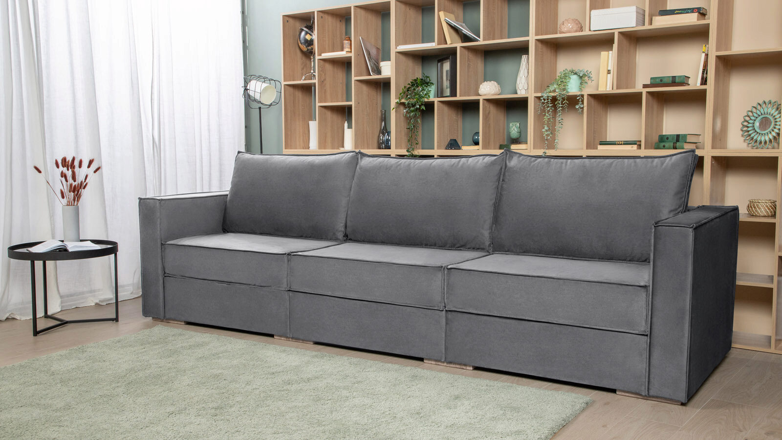 Модульный диван Hero 3-секционный с подлокотниками сплошной нескользящий диван крышка утолщение мягкий плюшевый диван подушка полотенце для гостиной мебель декор чехлы диванные чехлы