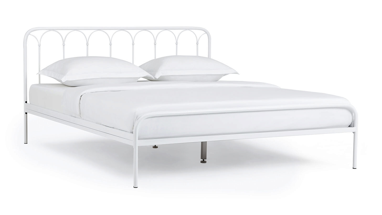 Кровать металлическая Corsa, цвет белый шагрень кровать металлическая corsa bronza matic