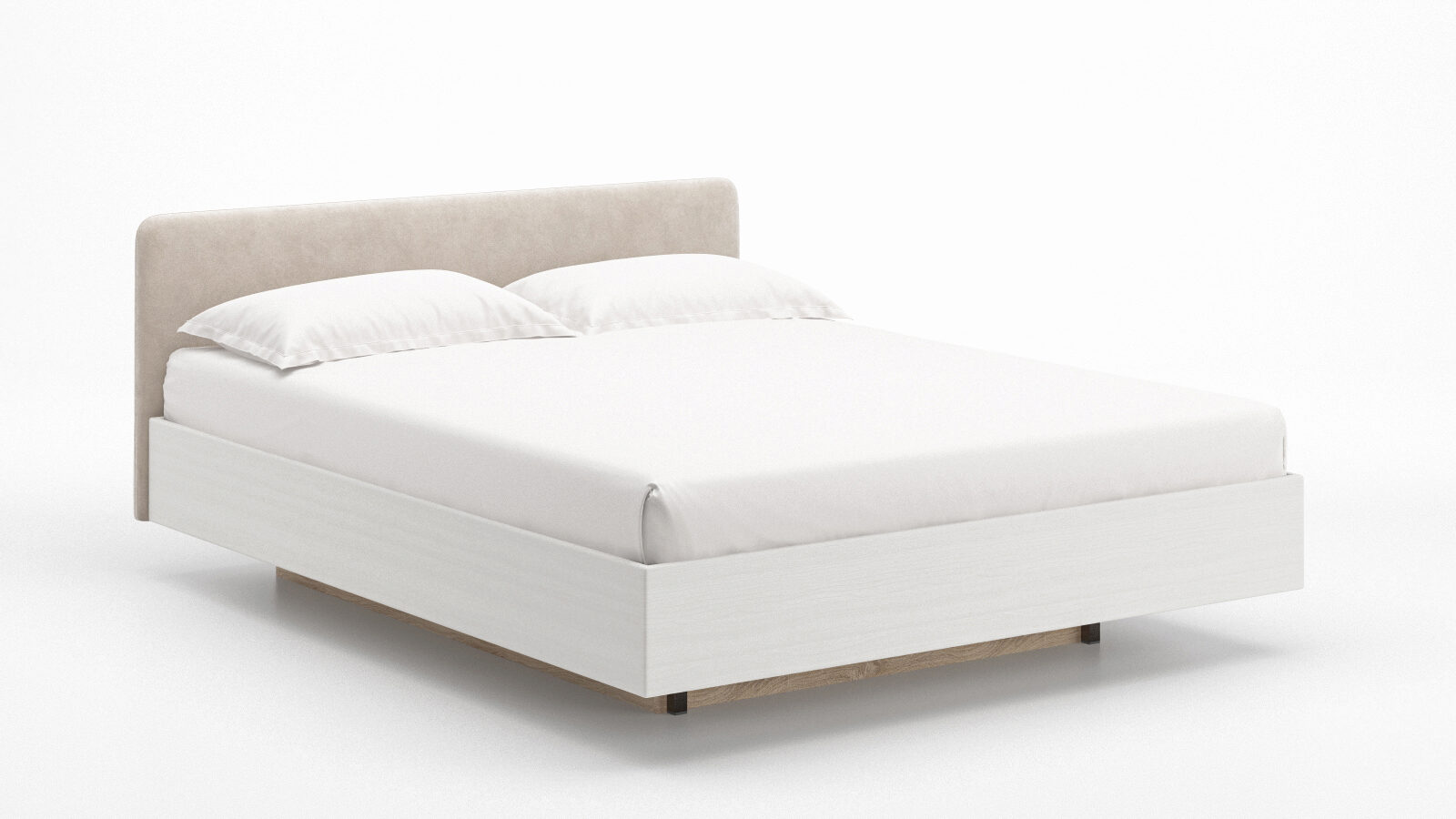 Кровать с подъемным механизмом Gretta, цвет Белый текстурный стеллаж ricky белый премиум