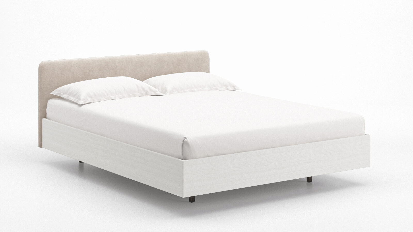 Кровать Gretta, цвет Белый текстурный кровать gretta ясень светлый