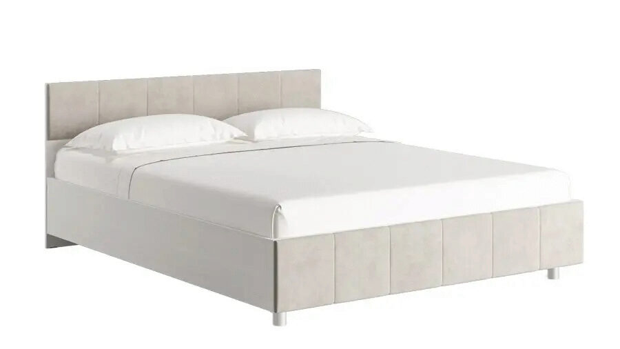 Кровать с подъемным механизмом Ofelia ice, цвет Белый премиум декоративная планка грация длина 250 см ширина 7 см серебро белый