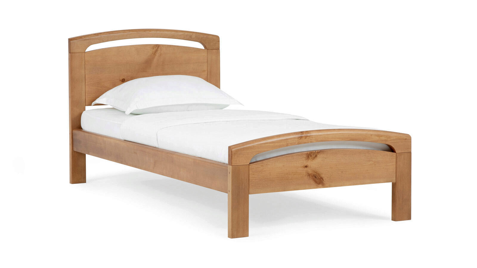 Кровать из массива сосны Regina Extra, размер 90х200, цвет светлый орех