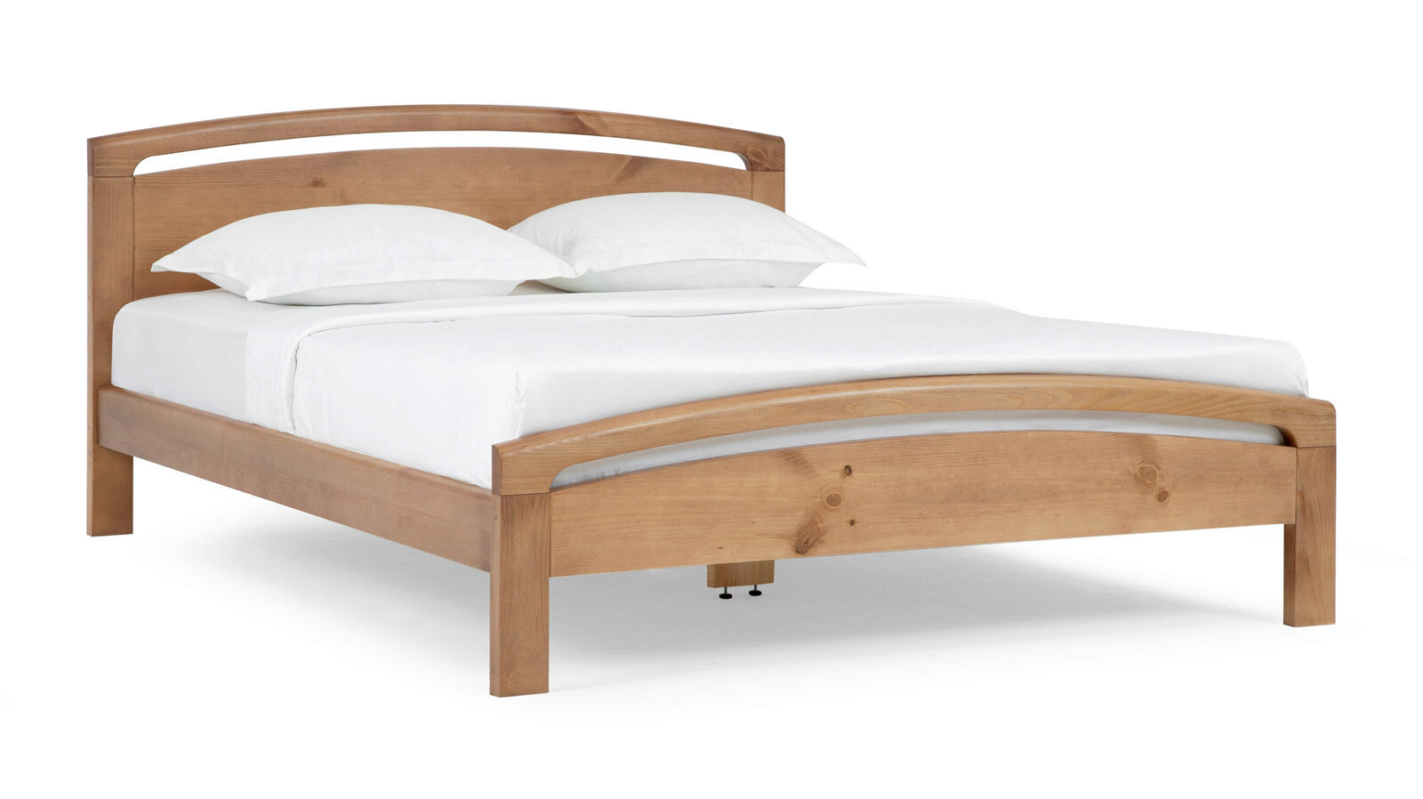 Кровать из массива сосны Regina Extra, цвет светлый орех односпальная кровать светлячок 700×1600 массив сосны без покрытия