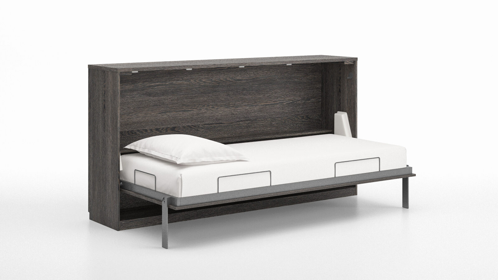 фото Кровать откидная горизонтальная smart comfort extra, цвет венге askona