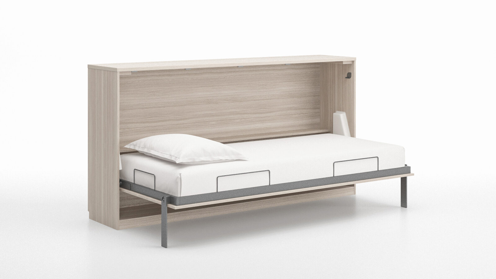 кровать откидная горизонтальная smart comfort extra белый Кровать откидная горизонтальная Smart Comfort Extra, цвет Ясень