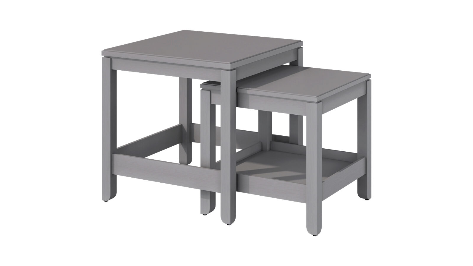 Комплект столов журнальных Terek, цвет серый стол журнальный terek серый