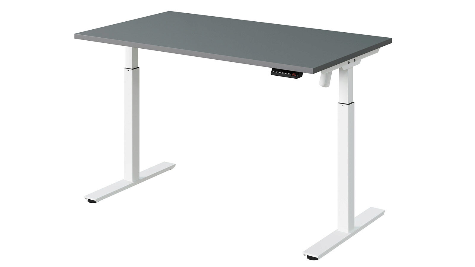 Стол регулируемый с электроприводом Adapt, Цвет: Серый стол атлант 10 1620 950х750 дуб бардалино серый опора атлант