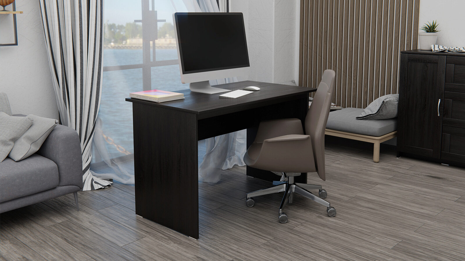 Стол письменный Tim 120, цвет Дуб Венге сверхпрочный вращающийся подшипник поворота 360 градусов поворотный стол замена для мебели