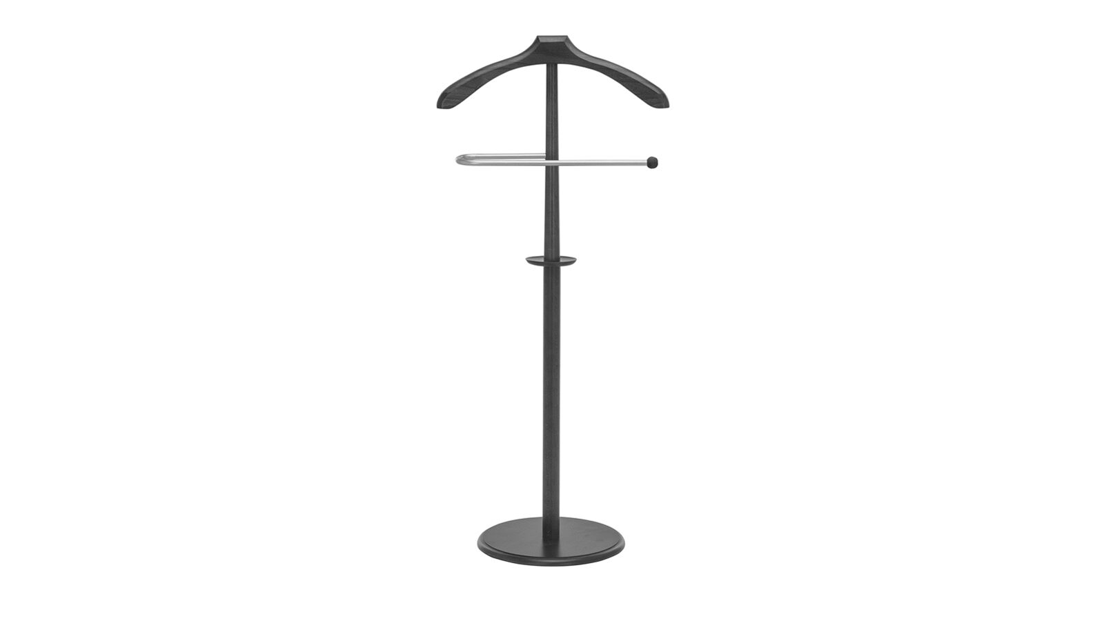Вешалка Ugra, цвет: Черный щётка для мебели и одежды велюровая доляна треугольная 16×18×5 см
