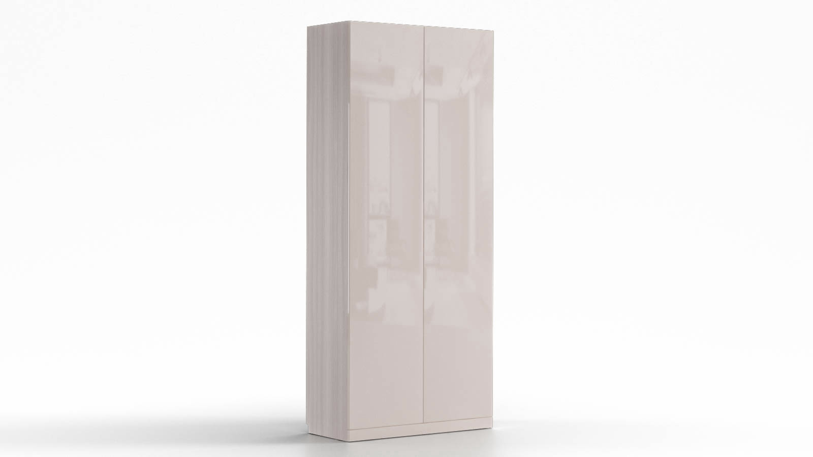 Шкаф двухдверный Space Solutions, цвет Ясень шкаф 2 х дверный для одежды омега 16 670 × 510 × 2040 мм ясень анкор светлый тёмный