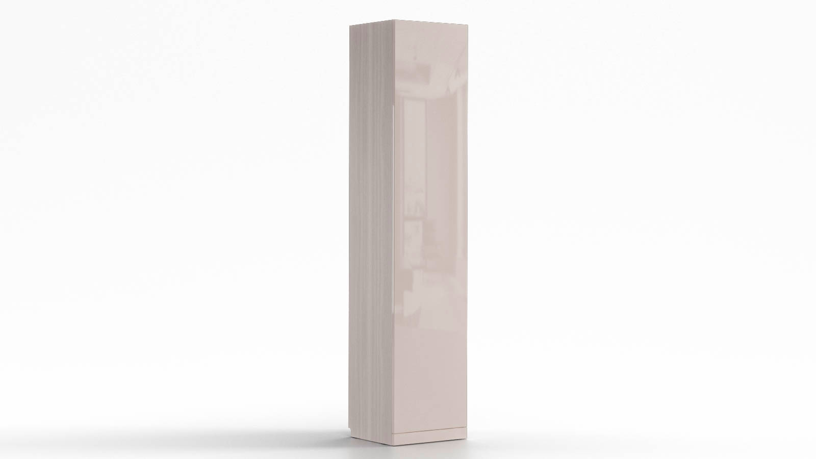 Шкаф однодверный Space Solutions, цвет Ясень Шимо Светлый шкаф однодверный noble 57 см венге белый