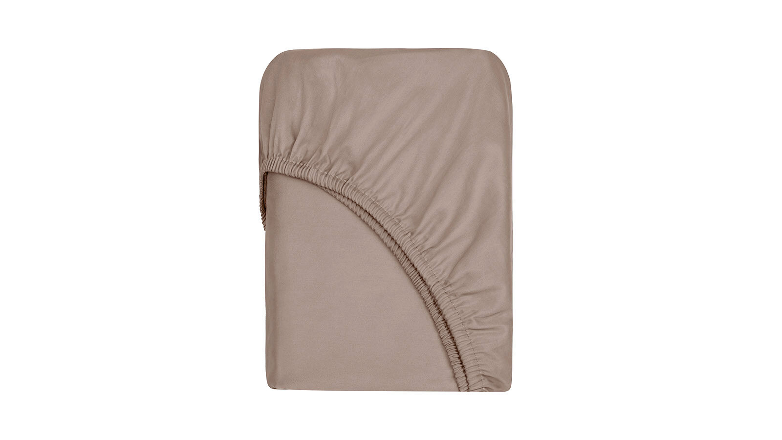 Простыня на резинке Maco Sateen Кремовый комплект постельного белья maco sateen лиловая дымка