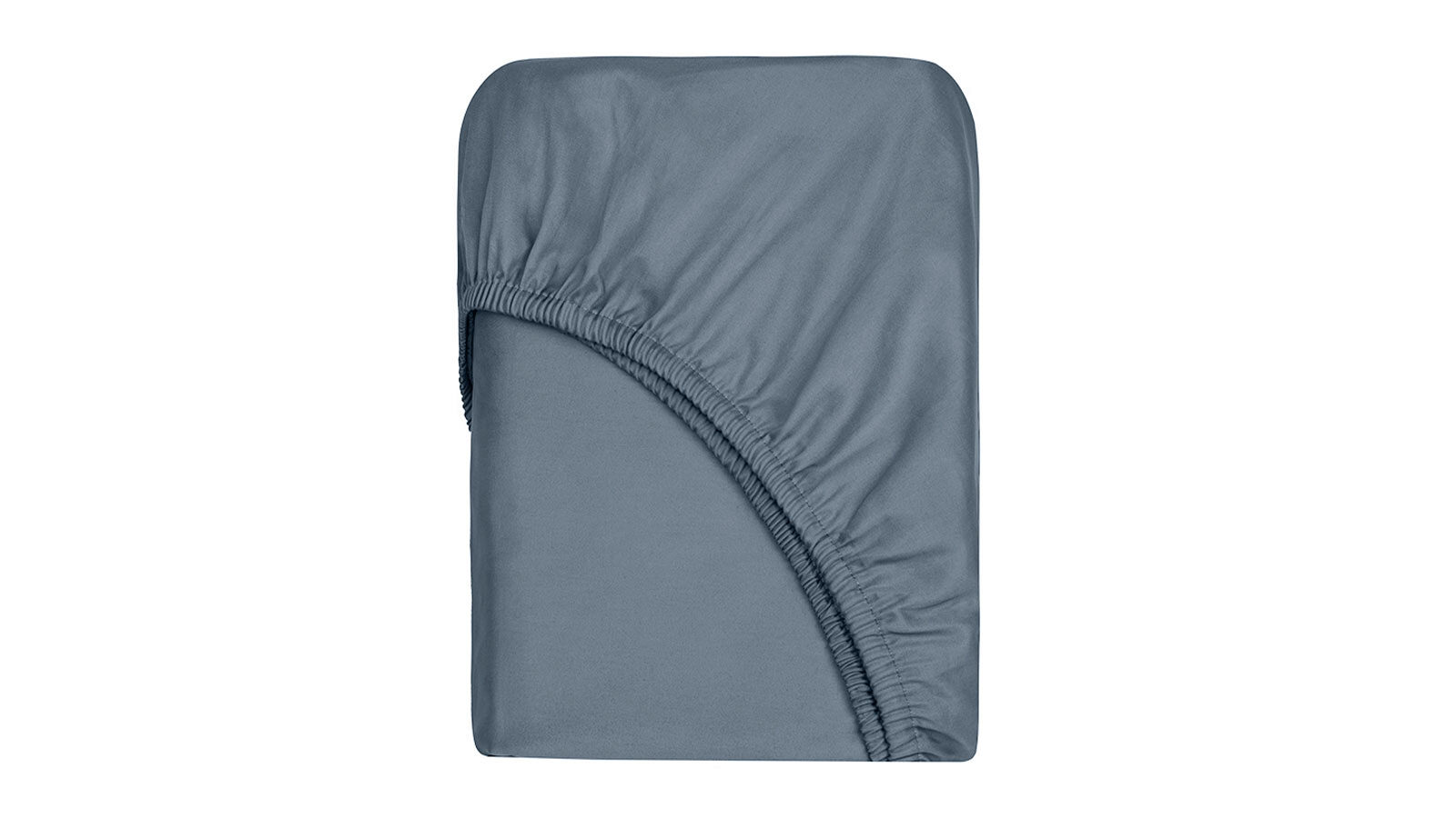 Простыня на резинке Solid Tencel, цвет Синий металлик комплект постельного белья solid tencel серебристый иней