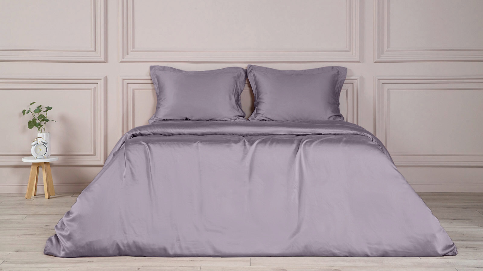 Комплект постельного белья Solid Tencel, цвет Лавандовый блокнот 101 желание лавандовый 01 1309