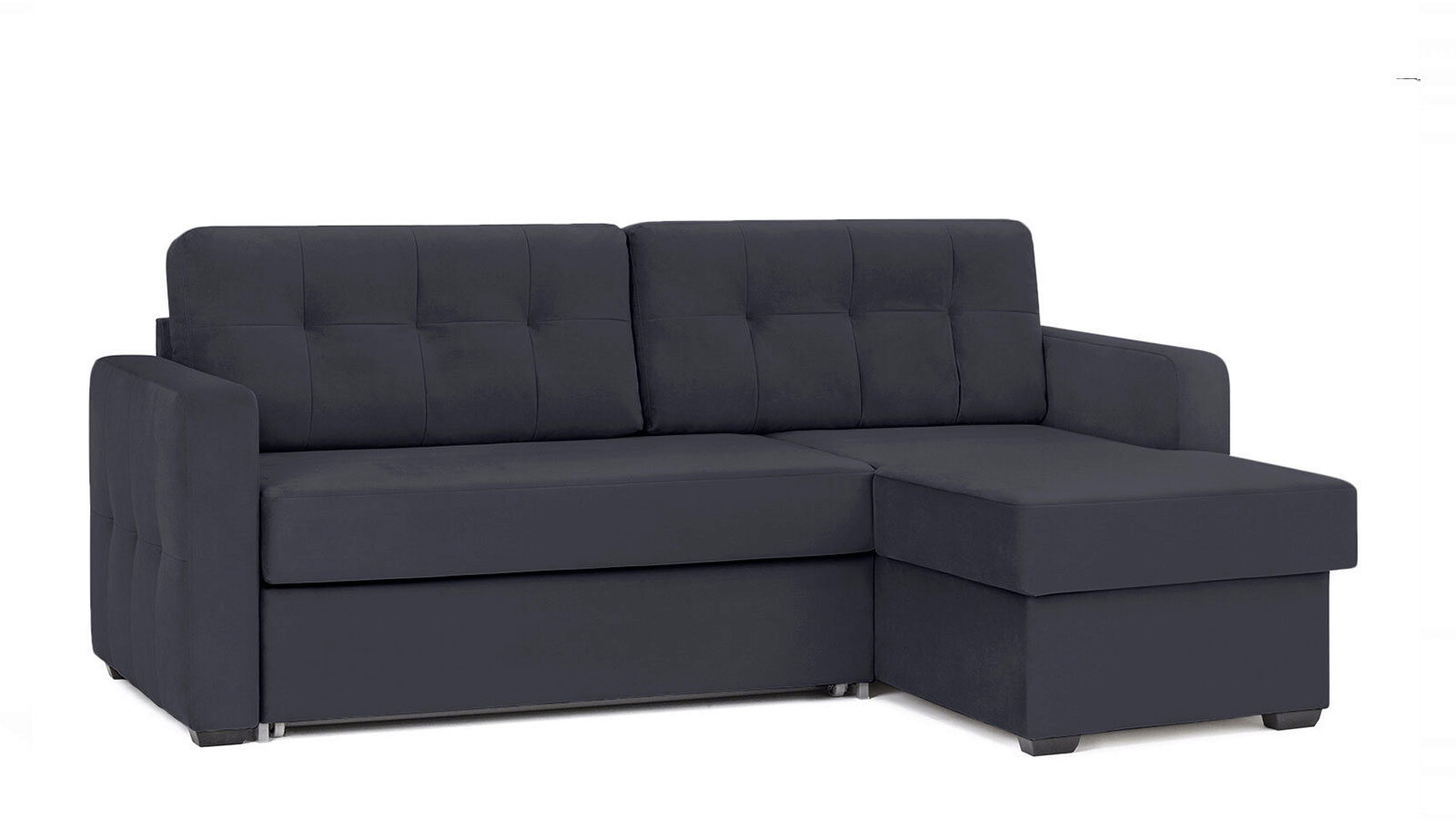 фото Угловой диван loko sky velvet 40 с широкими подлокотниками askona